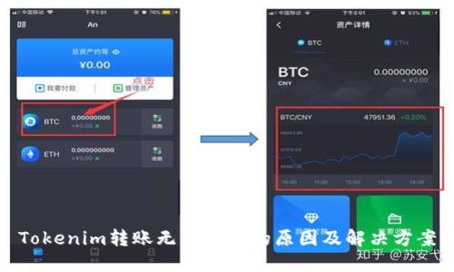 Tokenim转账无法进行的原因及解决方案