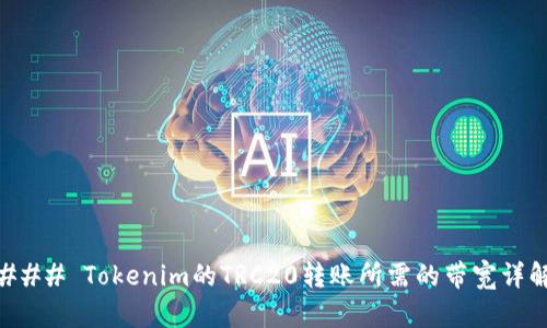 ### Tokenim的TRC20转账所需的带宽详解