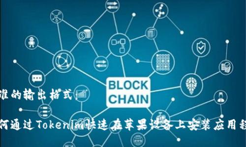 标准的输出格式：

如何通过Tokenim快速在苹果设备上安装应用程序