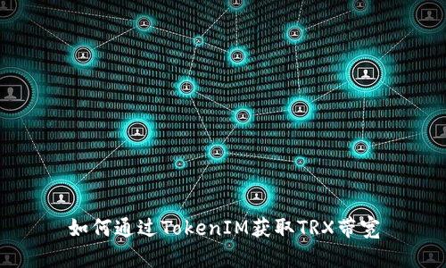 如何通过TokenIM获取TRX带宽