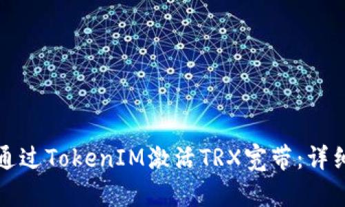 如何通过TokenIM激活TRX宽带：详细指南